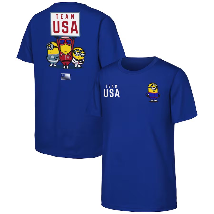 Men 2024 USA Champions blue nike t shirts style 2->nba t-shirts->Sports Accessory
